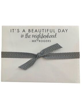 NWT Rosanne Beck Note Pad Mr. Rogers “It’s A Beautiful Day In The Neighborhood”